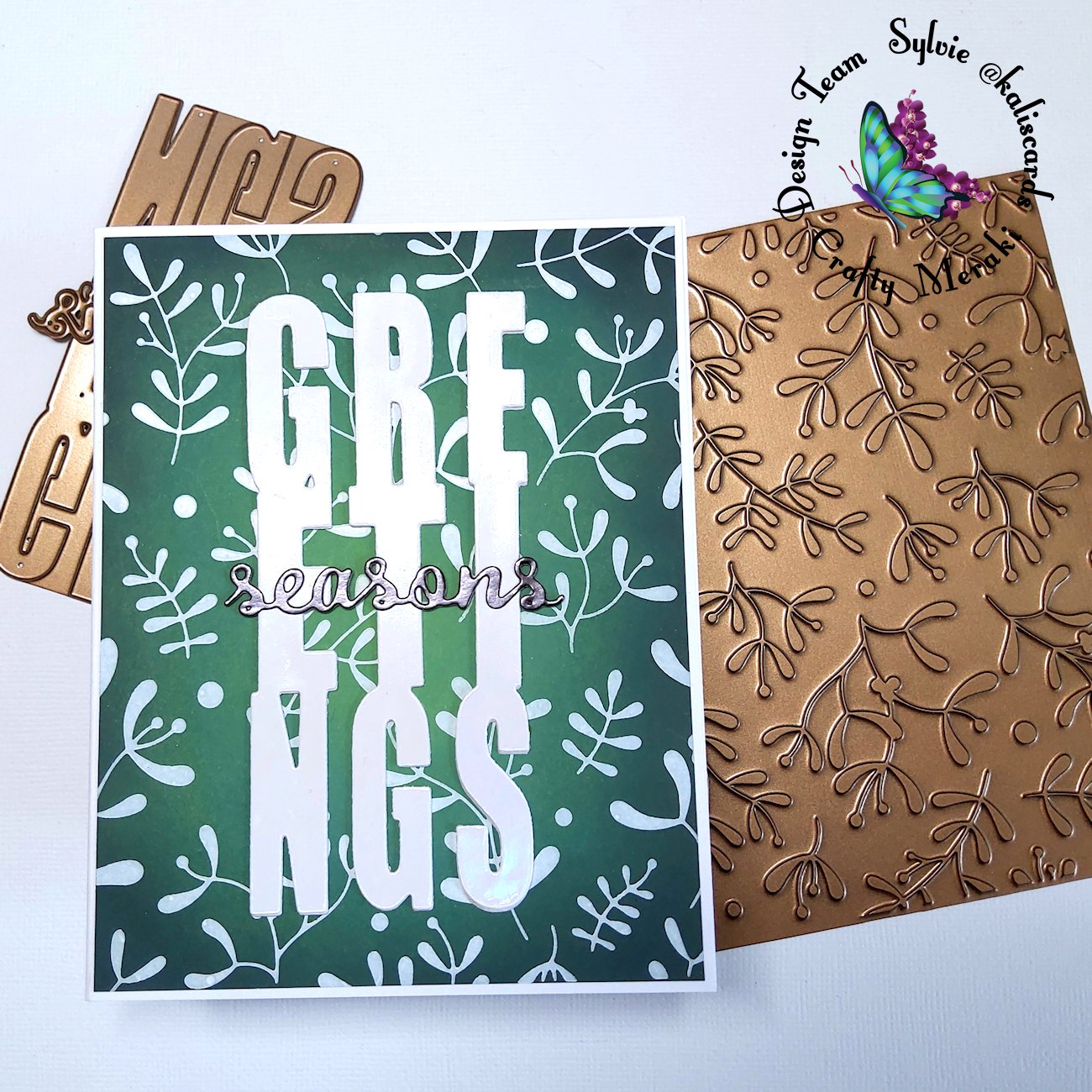 Crafty Meraki Under the Mistletoe Hot Foil plate - Crafty Meraki
