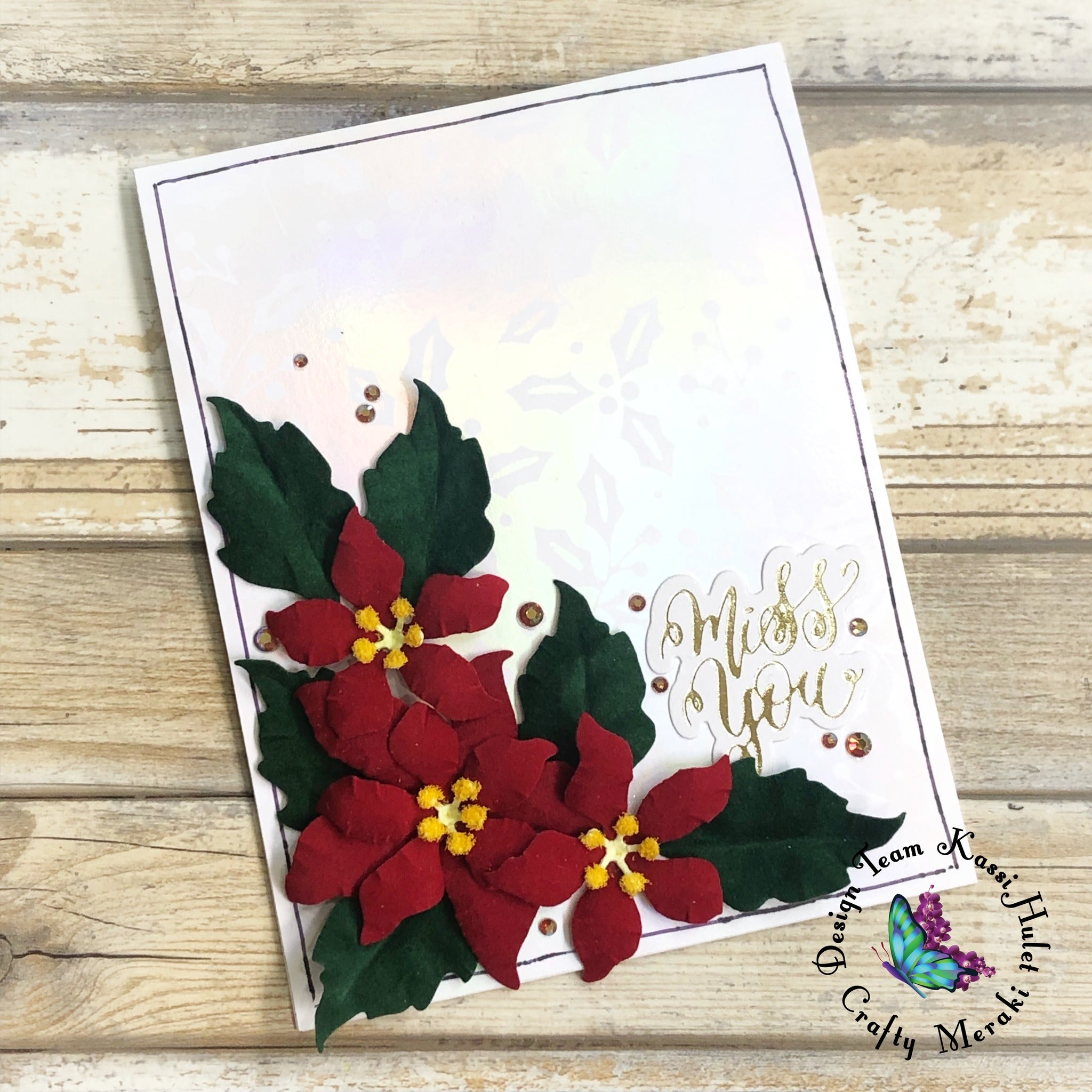 Crafty Meraki Christmas Flower Layering die - Crafty Meraki