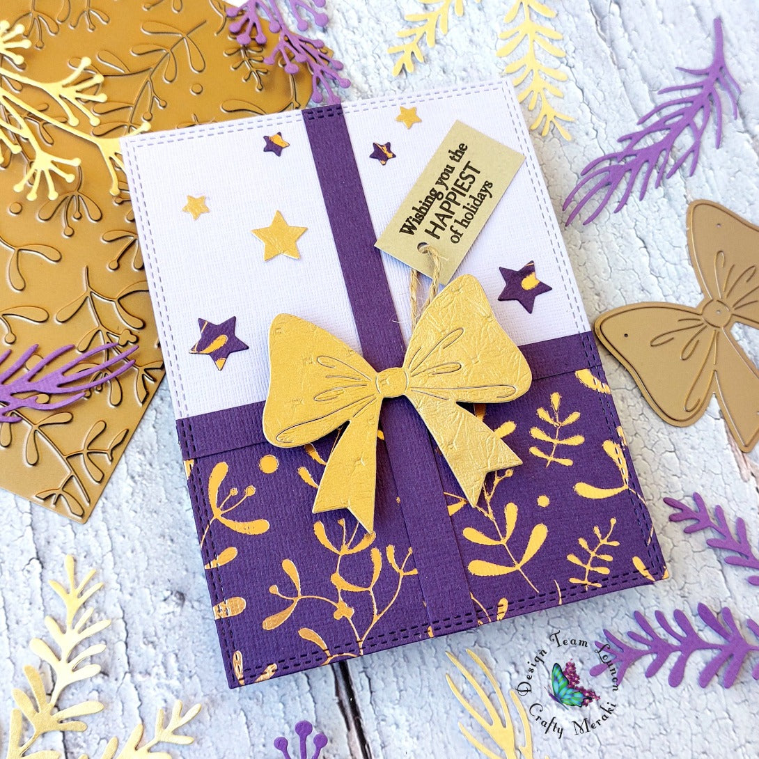 Crafty Meraki Under the Mistletoe Hot Foil plate - Crafty Meraki