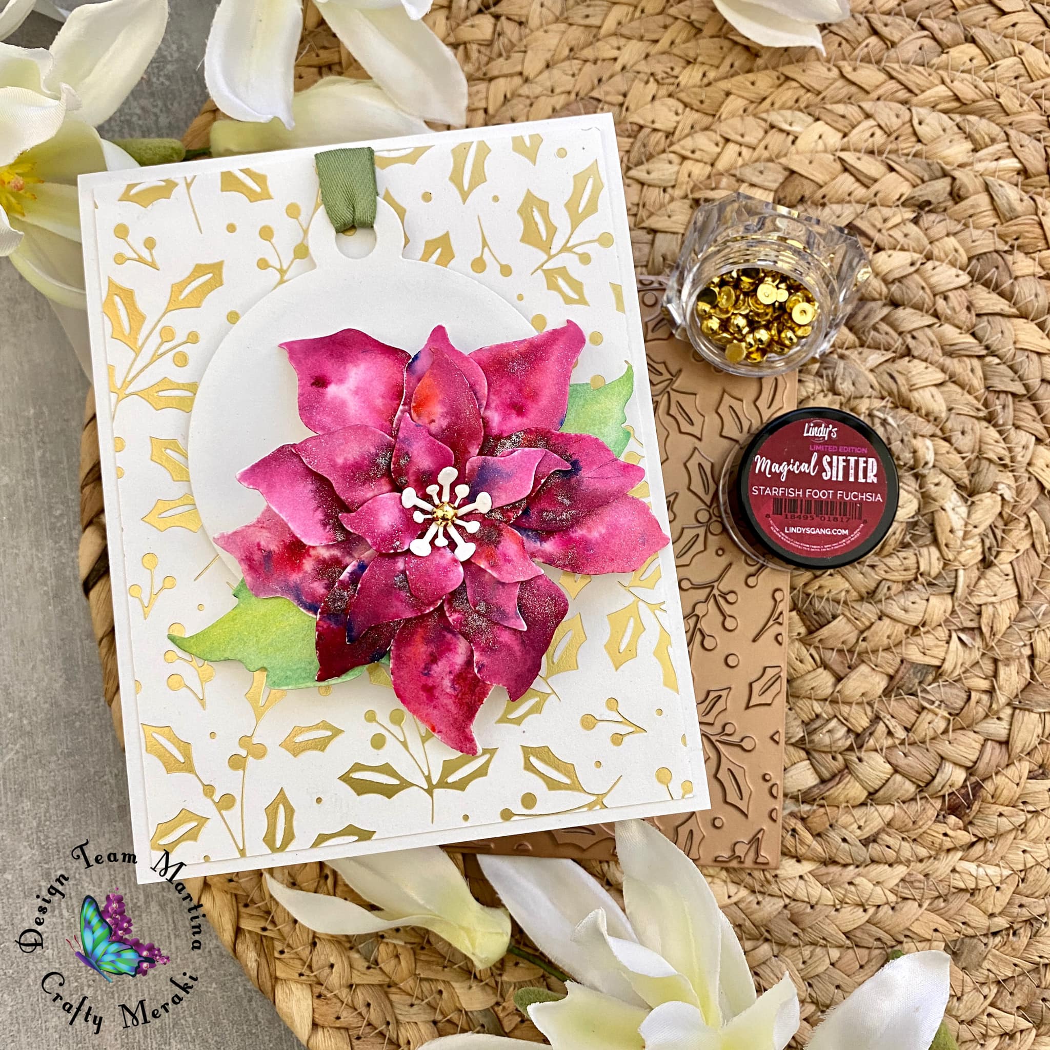 Crafty Meraki Christmas Flower Layering die - Crafty Meraki