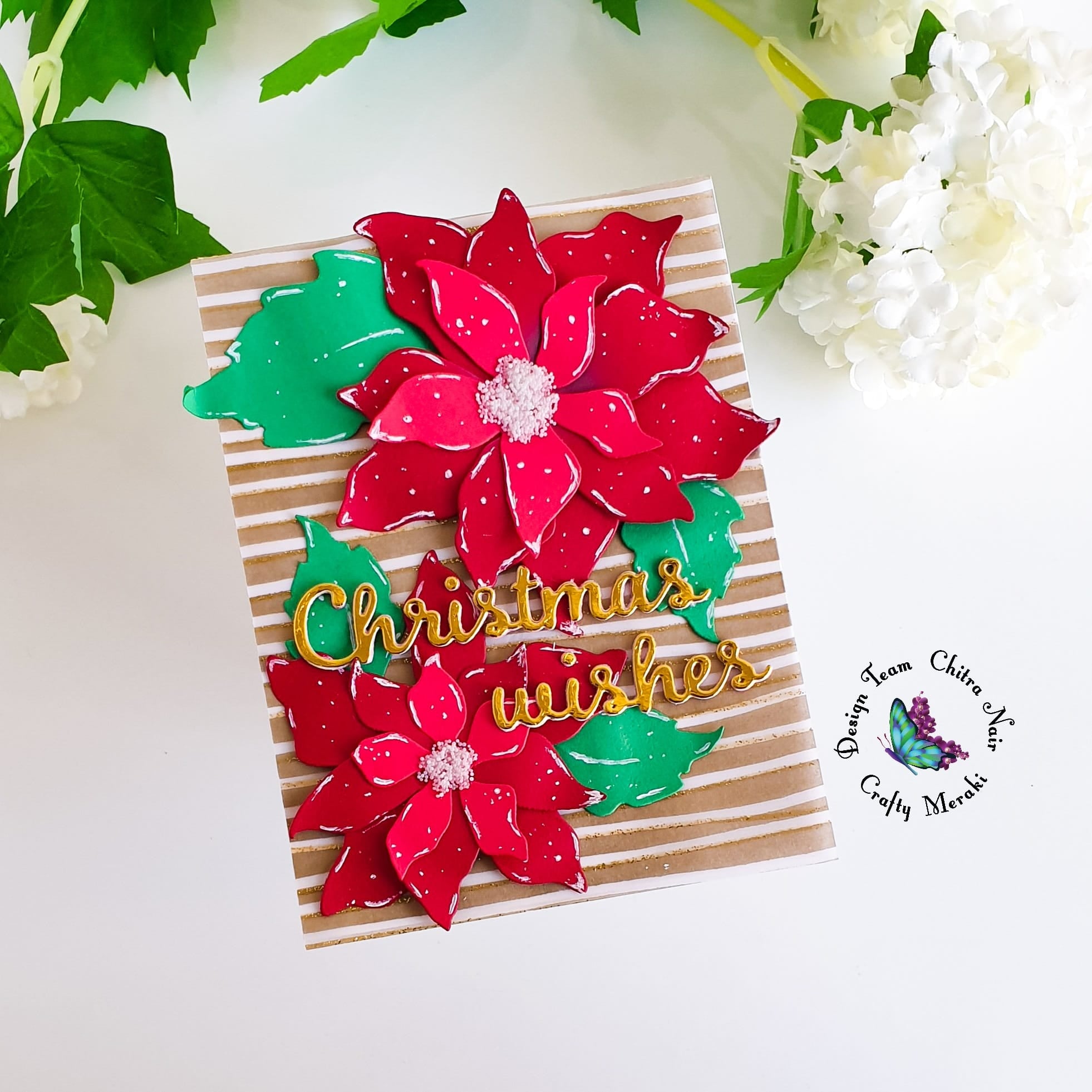 Crafty Meraki Christmas Flower Layering die - Crafty Meraki