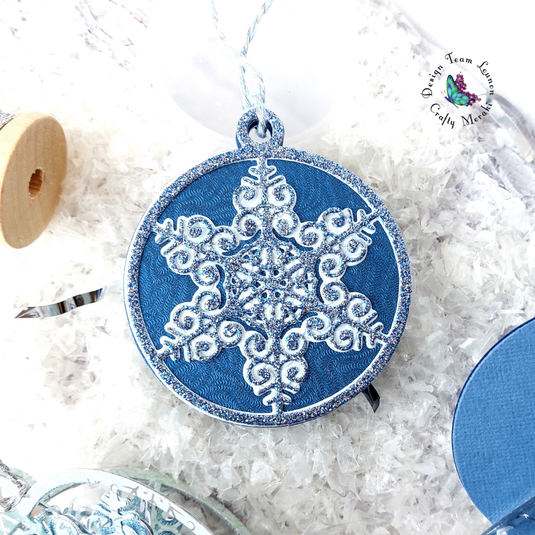 Crafty Meraki Tinsel Ornament Layering die - Crafty Meraki