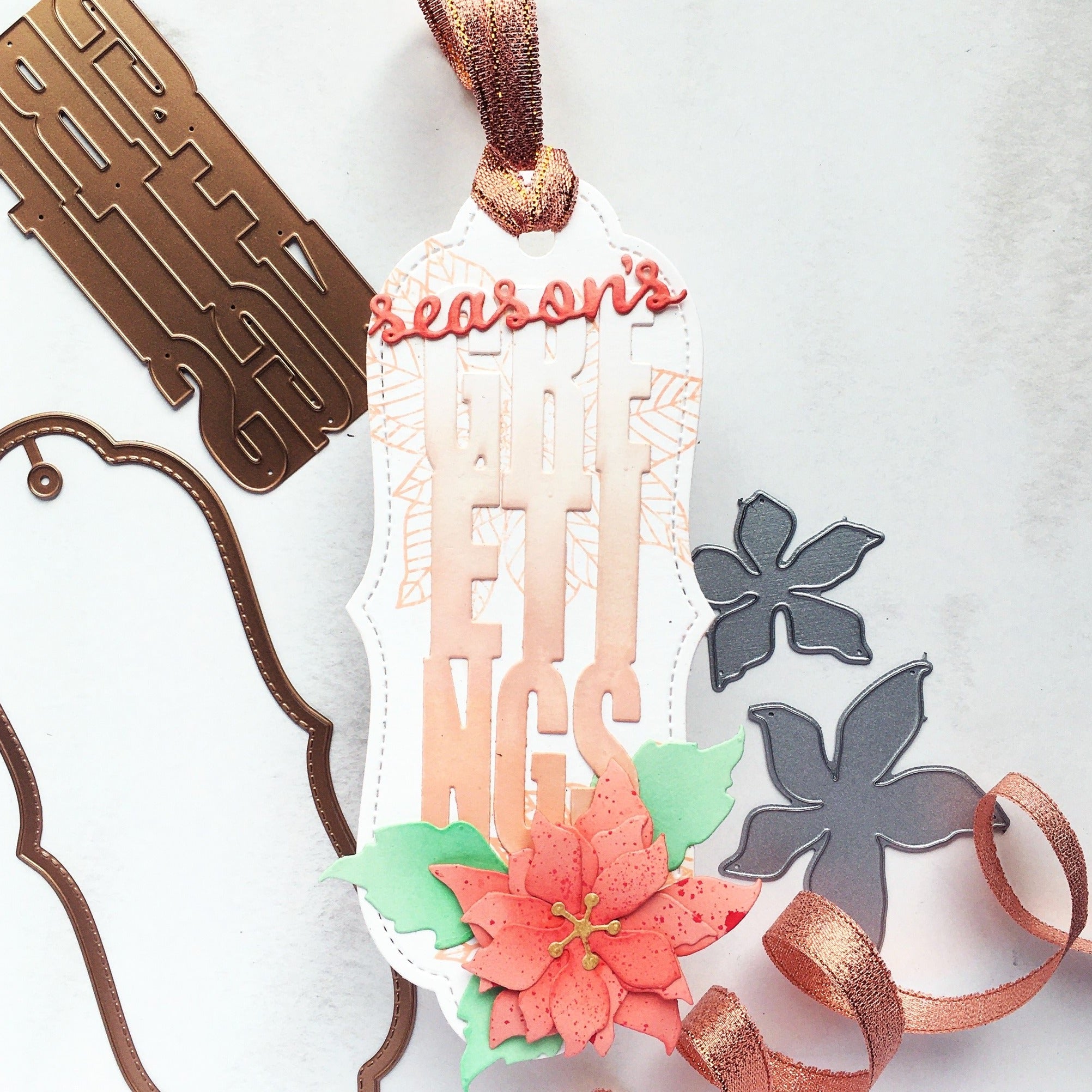 Crafty Meraki Christmas Flower Layering die - Crafty Meraki