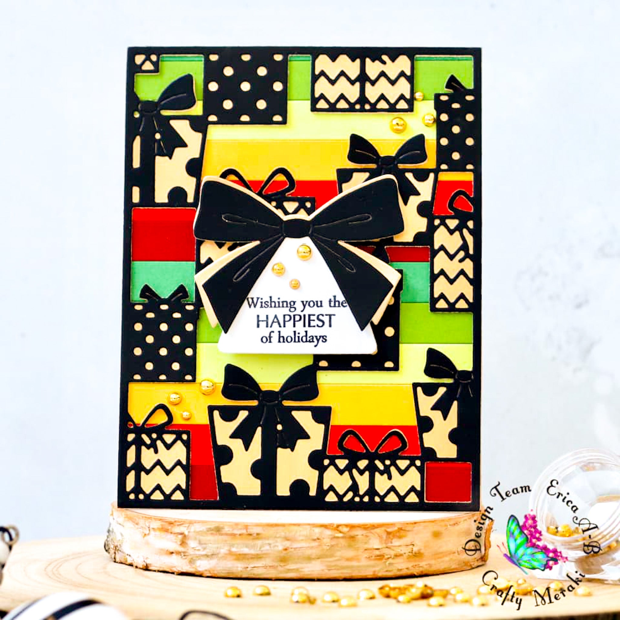 Crafty Meraki Present Time Layering background die - Crafty Meraki
