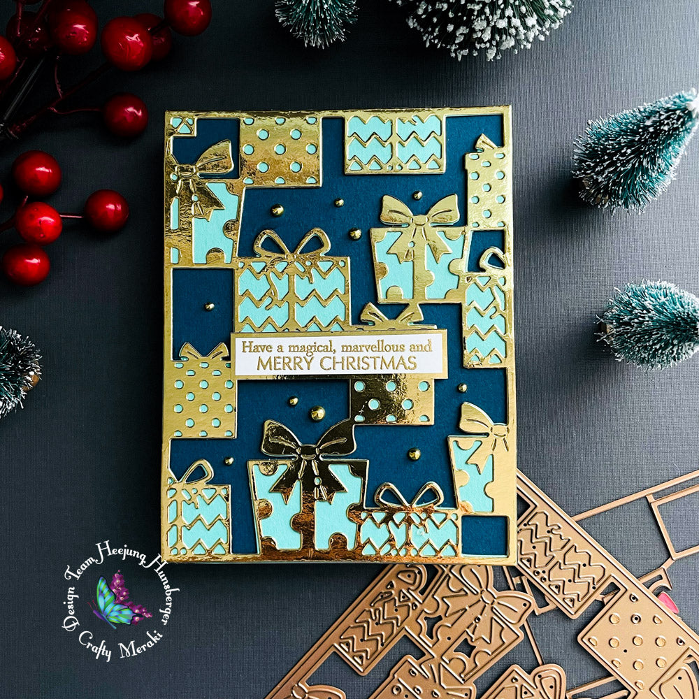 Crafty Meraki Present Time Layering background die - Crafty Meraki