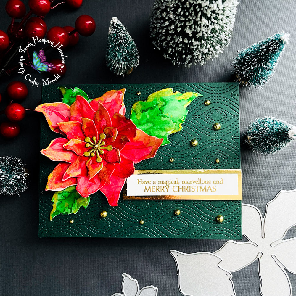 Crafty Meraki Christmas Flower Layering die - Crafty Meraki