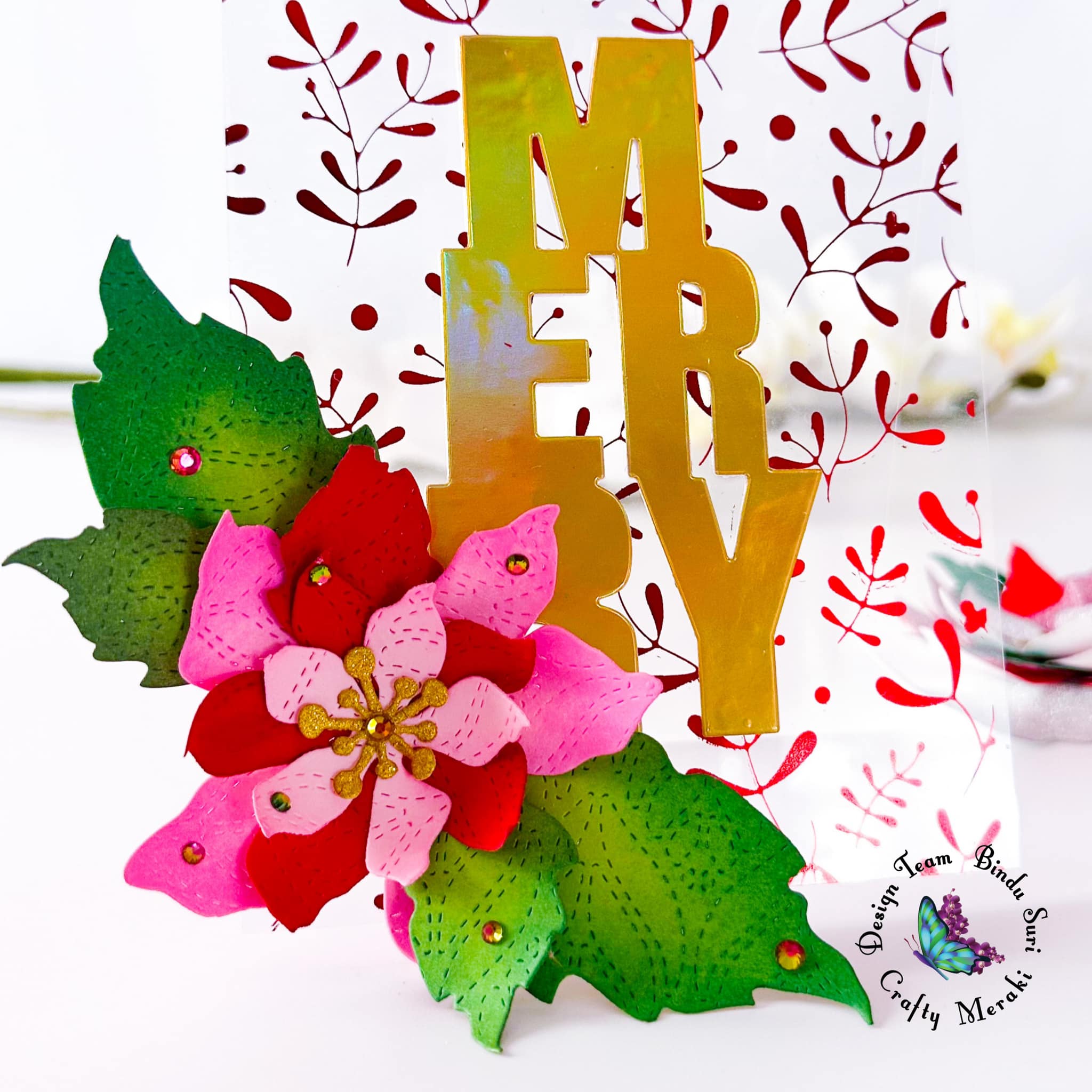 Crafty Meraki Christmas Flower Layering die - Crafty Meraki