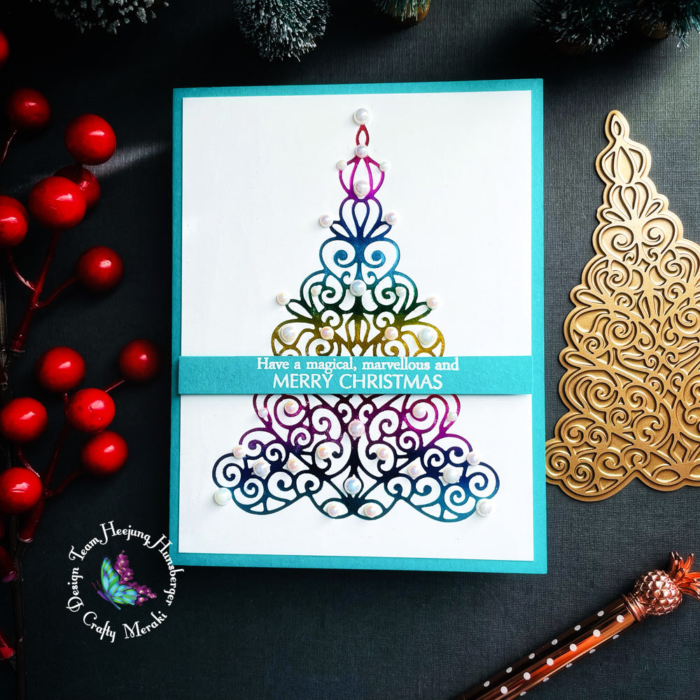 Crafty Meraki Yule Wonder hot foil plate - Crafty Meraki