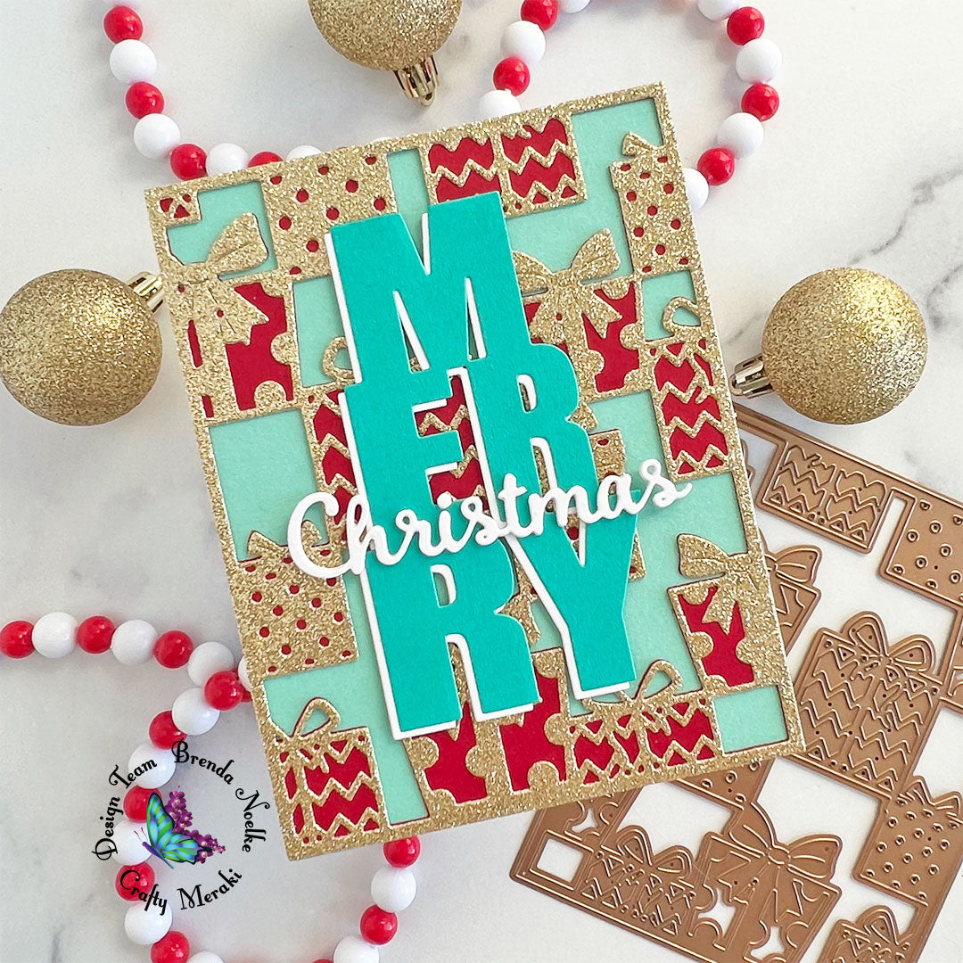 Crafty Meraki Present Time Layering background die - Crafty Meraki