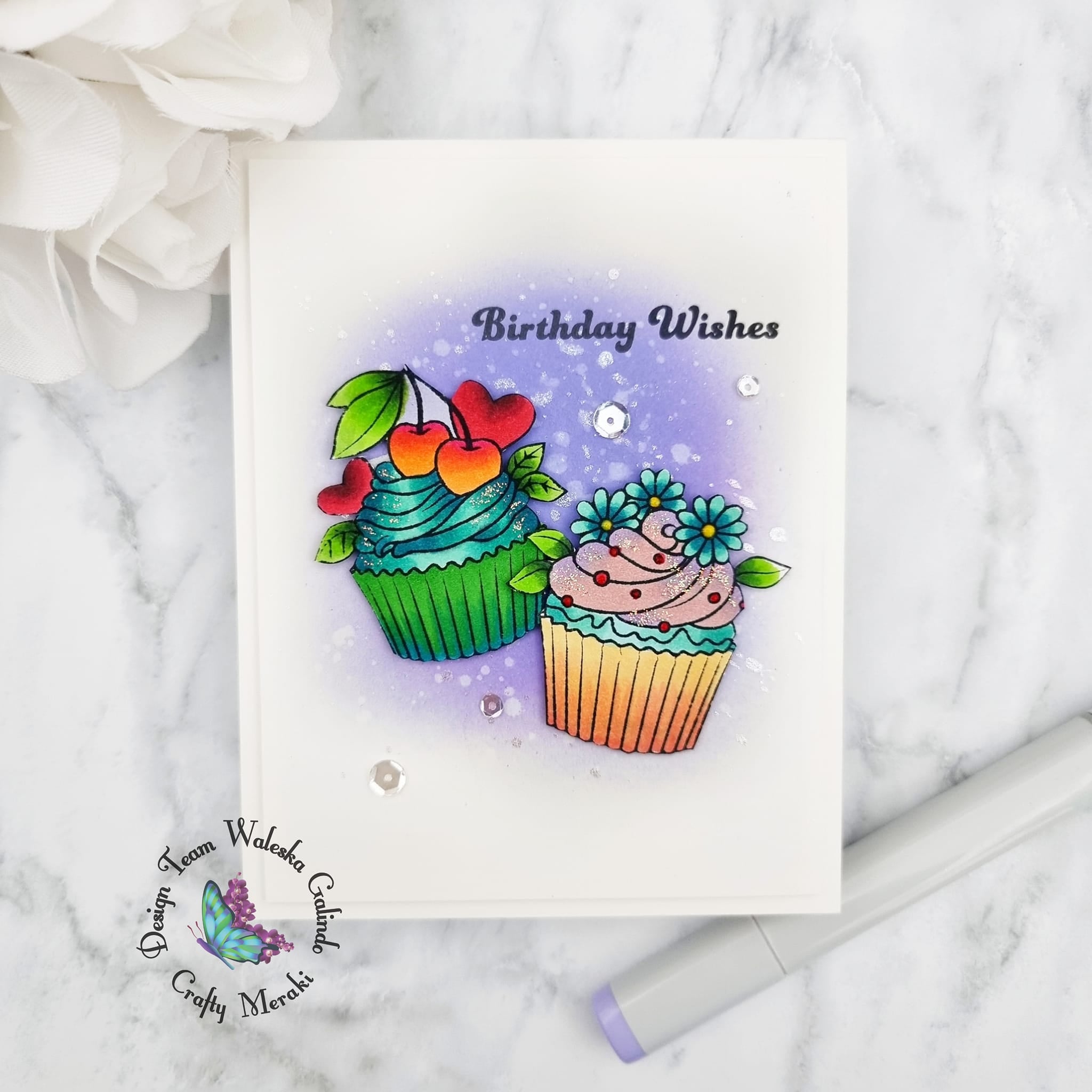 Crafty Meraki Be Your Own Kind of Cupcake Stamp set - Crafty Meraki