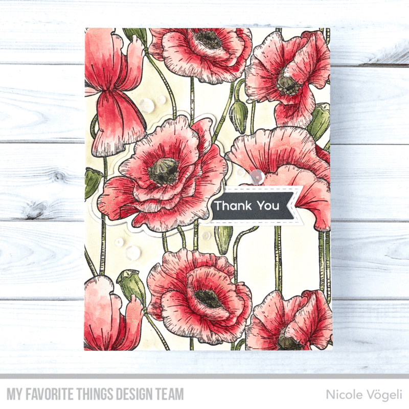 My Favorite Things Poppy Blooms Stamps - Crafty Meraki
