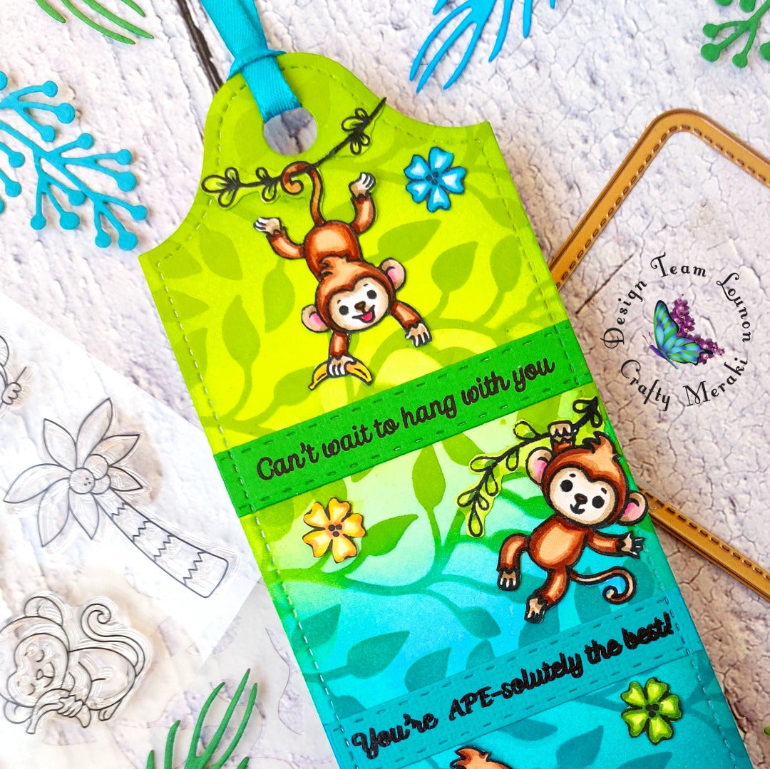 Crafty Meraki Green Garland Stencil
