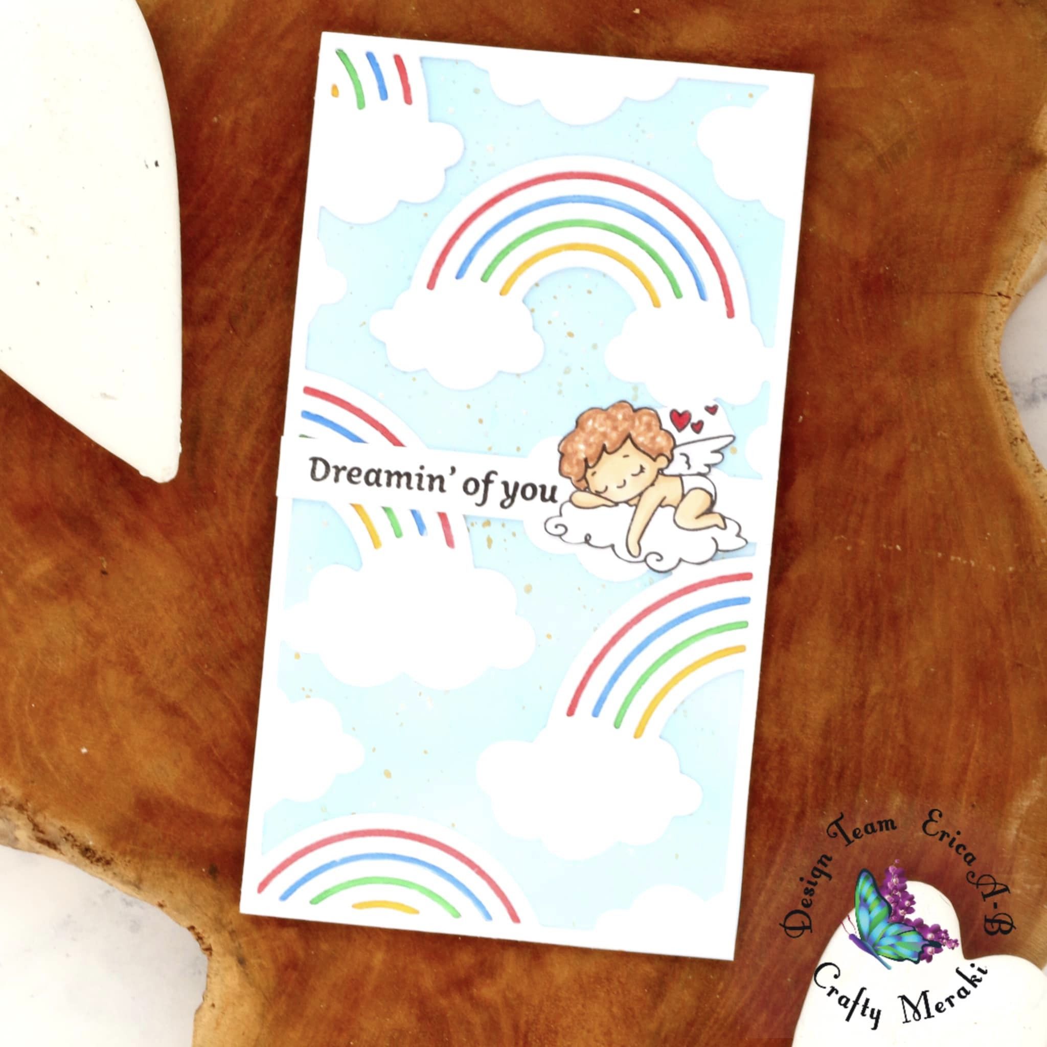 Crafty Meraki Over The Rainbow Mini Slimline Para-Dies - Crafty Meraki