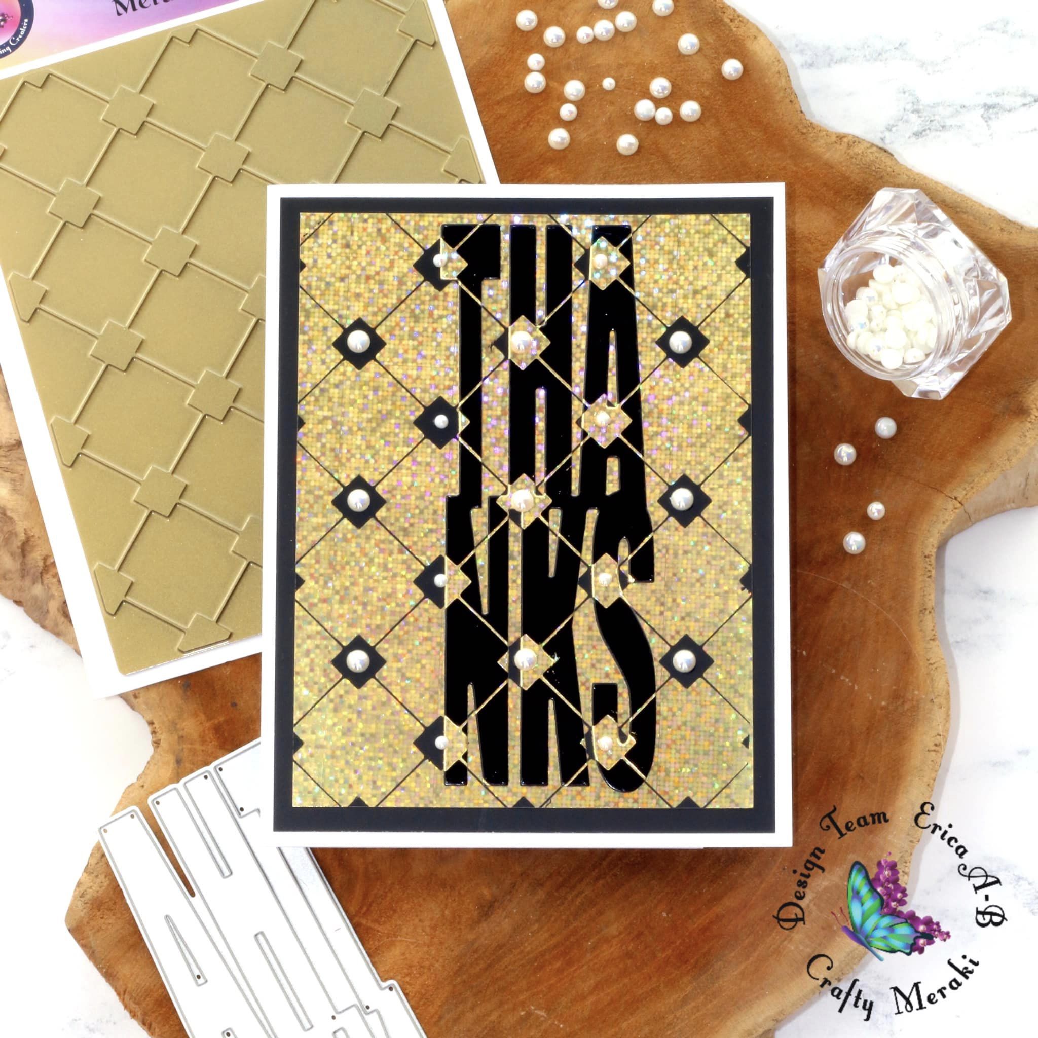 Crafty Meraki Diamond in the Rough Hot Foil plate - Crafty Meraki