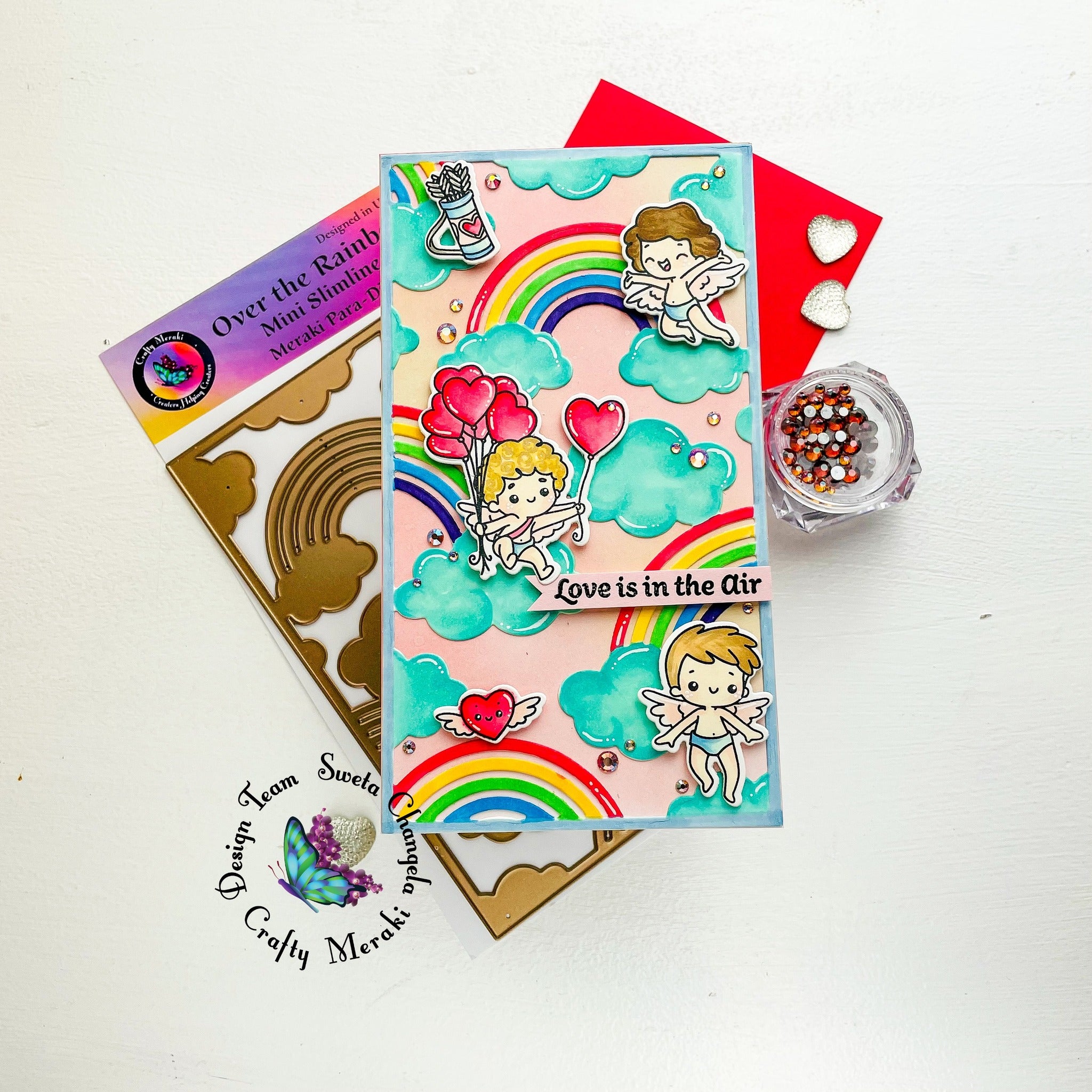 Crafty Meraki Over The Rainbow Mini Slimline Para-Dies - Crafty Meraki