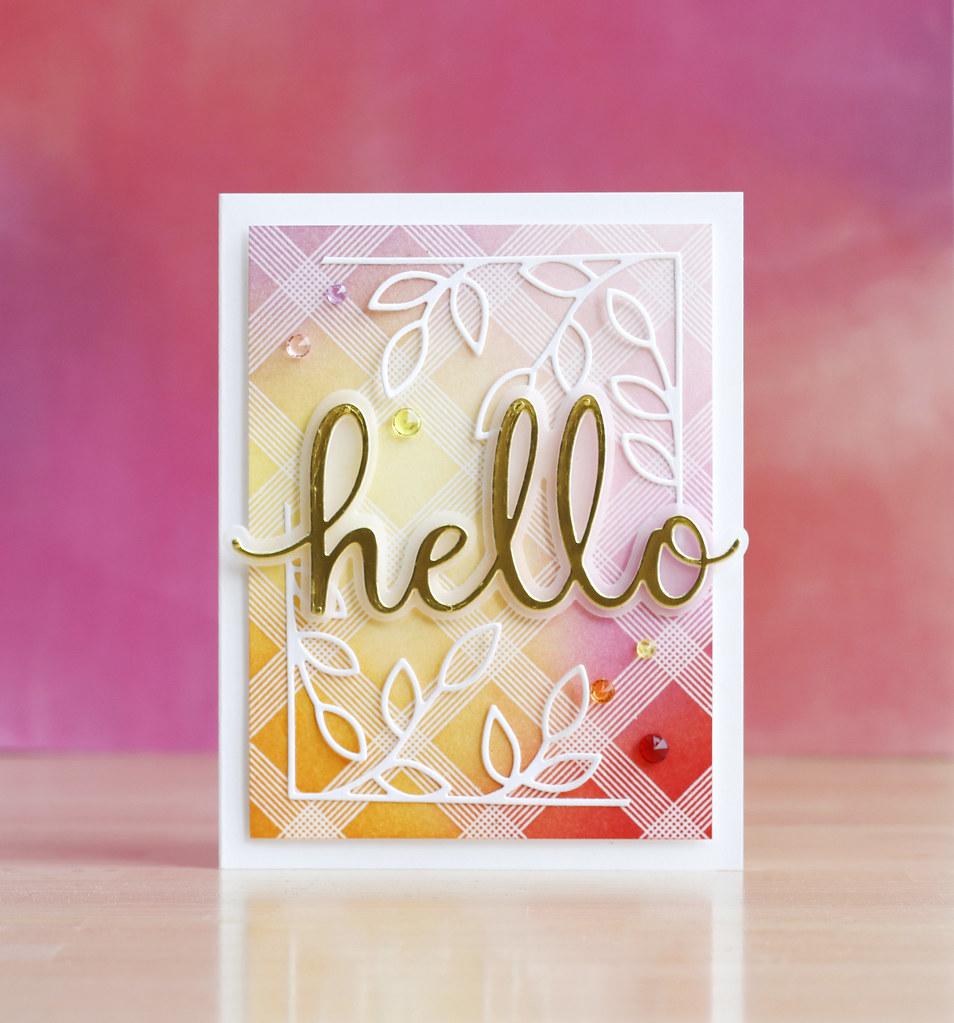 Pinkfresh Studio Cling Rubber Stamp: Diamond Tiles - Crafty Meraki