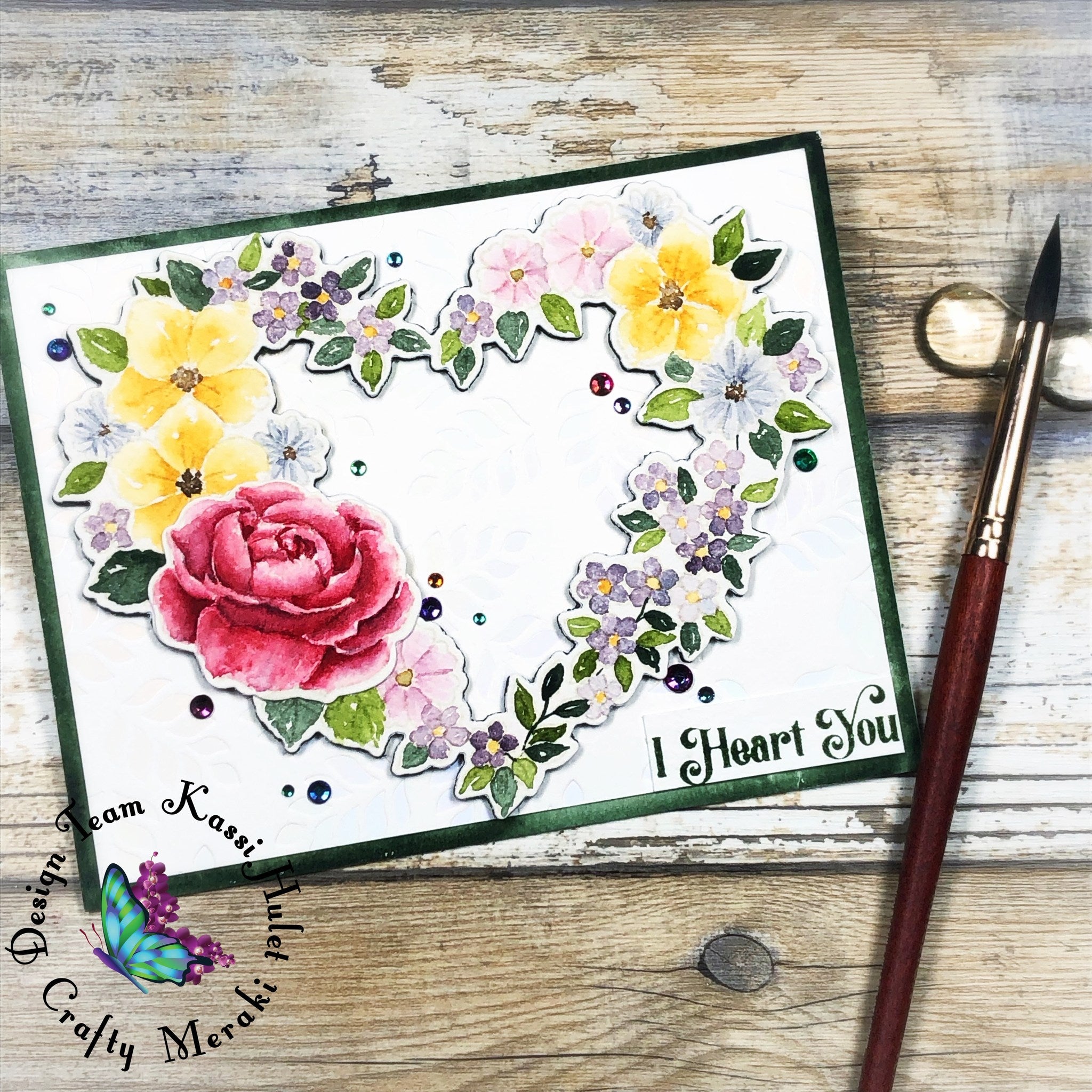 Crafty Meraki Loving Heart Stamp set - Crafty Meraki