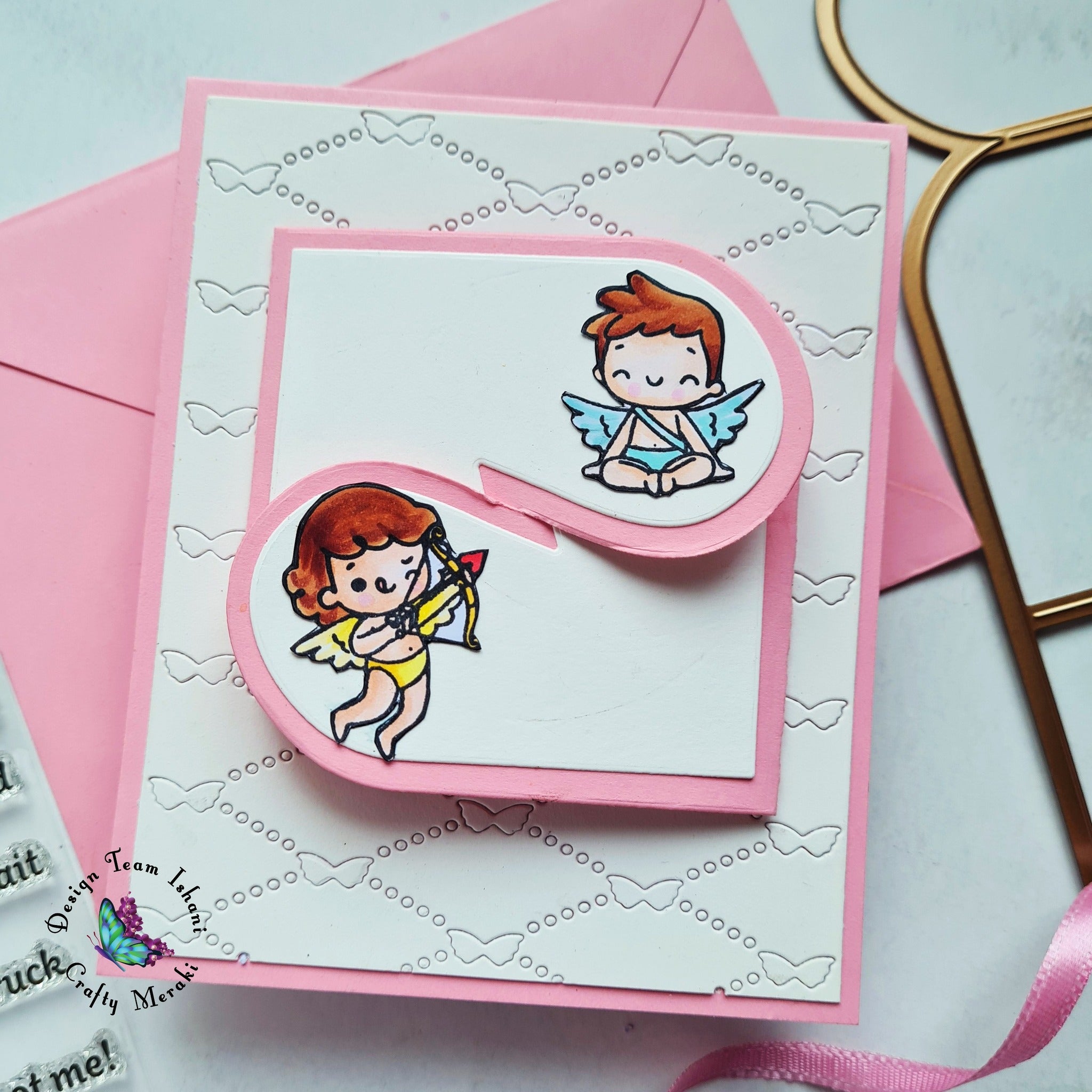 Crafty Meraki Crazy Cupid Love Stamp set - Crafty Meraki