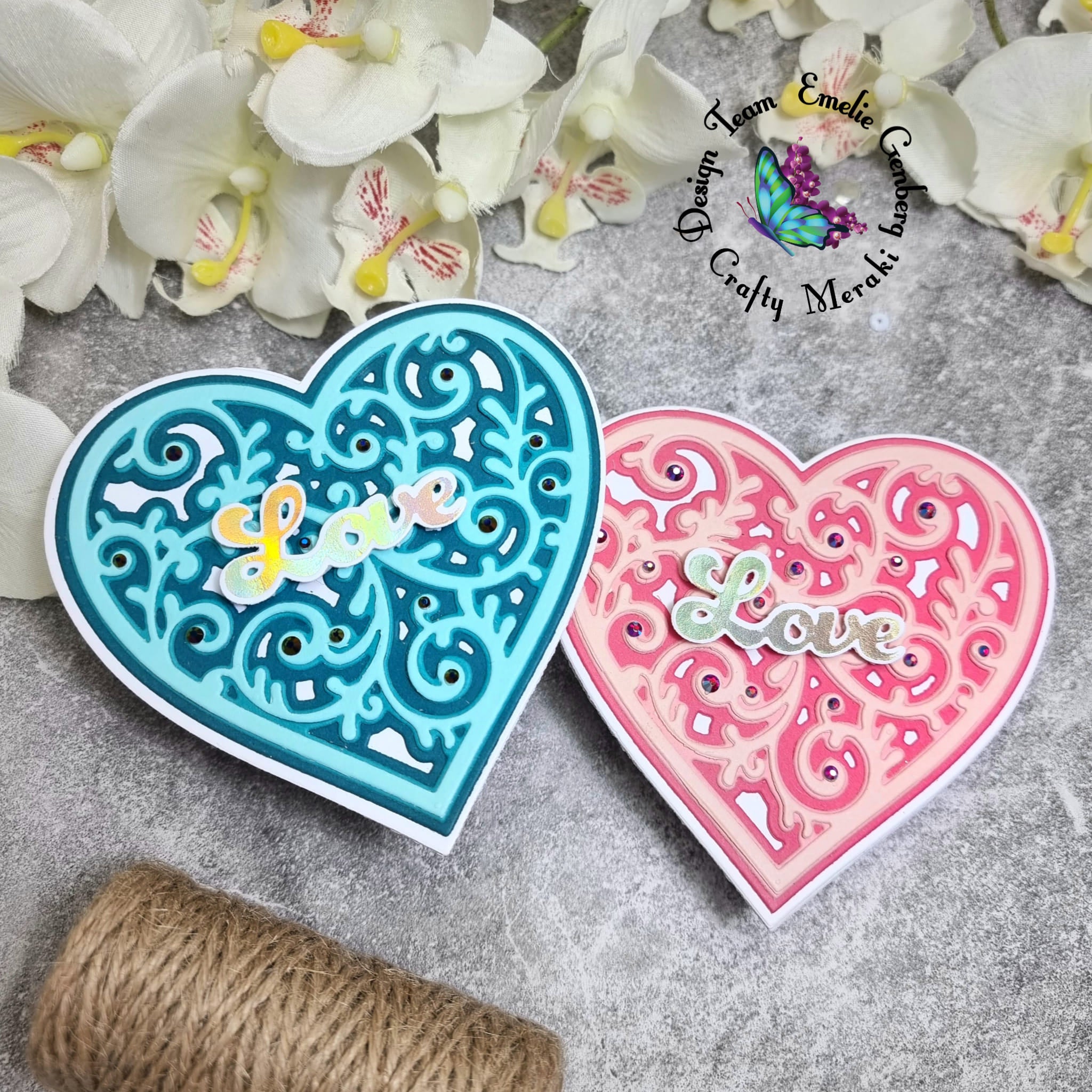 Crafty Meraki Cupid's Heart Layering Die Set - Crafty Meraki