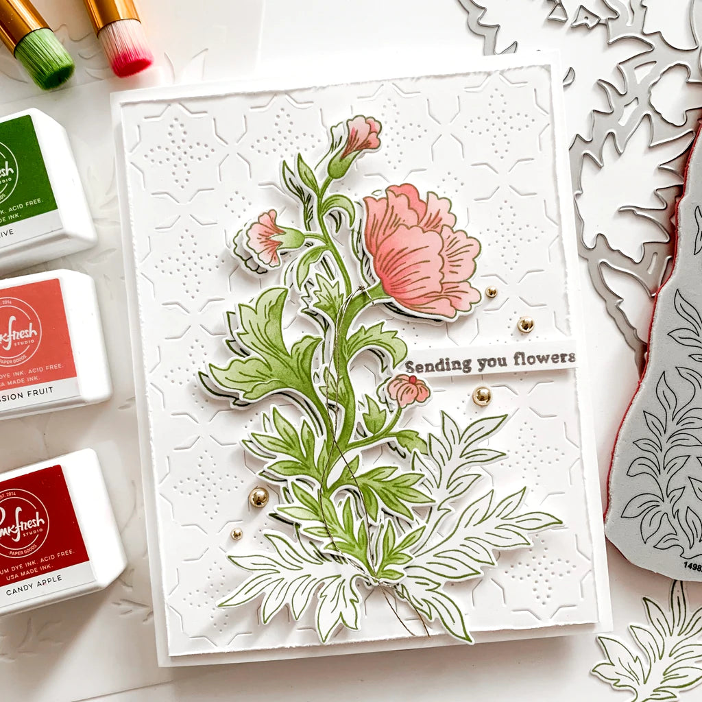 Pinkfresh Studio Blooming Vines stamp - Crafty Meraki