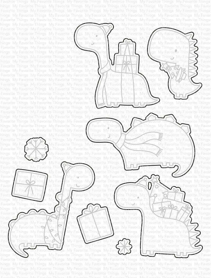My Favorite Things Dino-mite Christmas Die-namics - Crafty Meraki