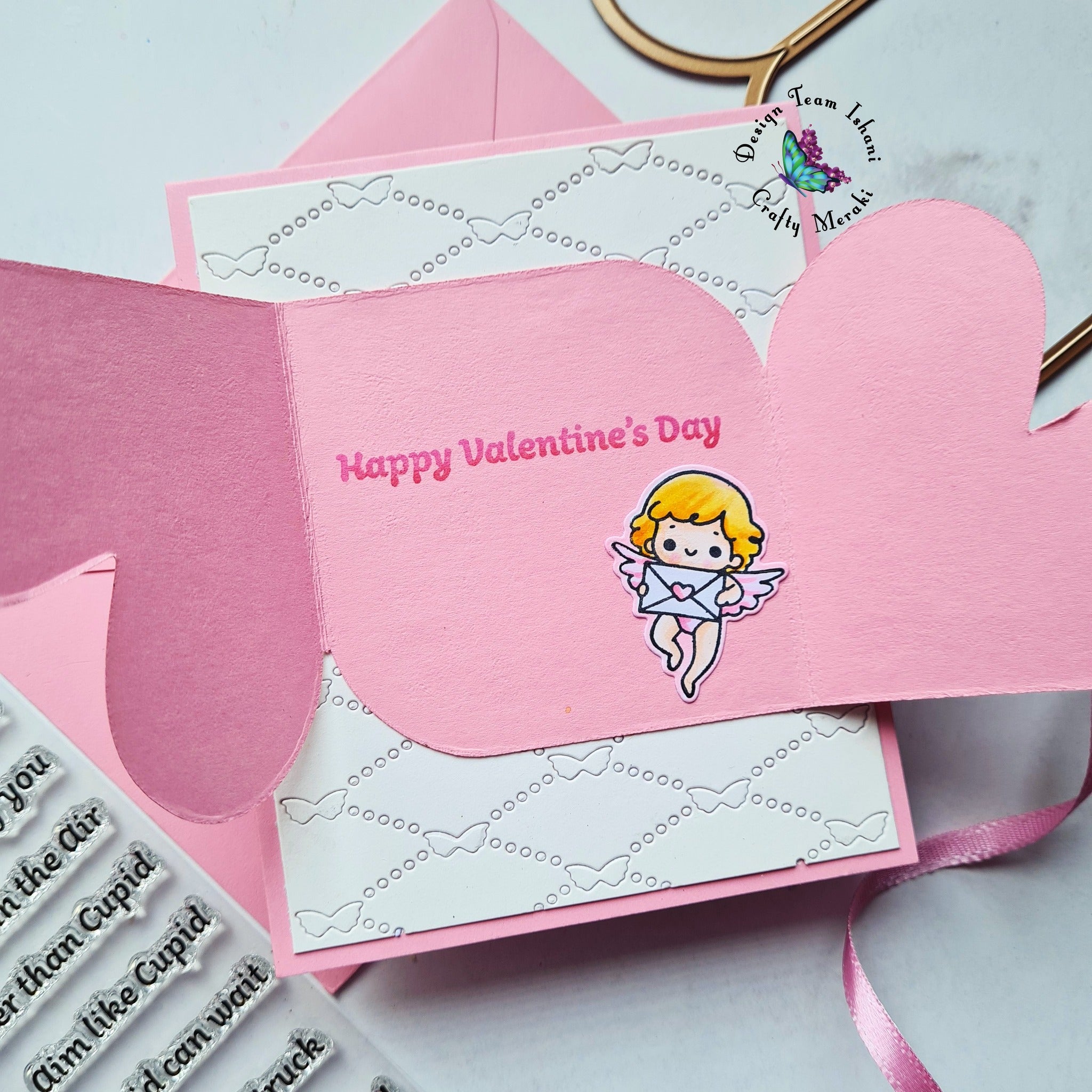 Crafty Meraki Love Note Folding Note Card Dies - Crafty Meraki