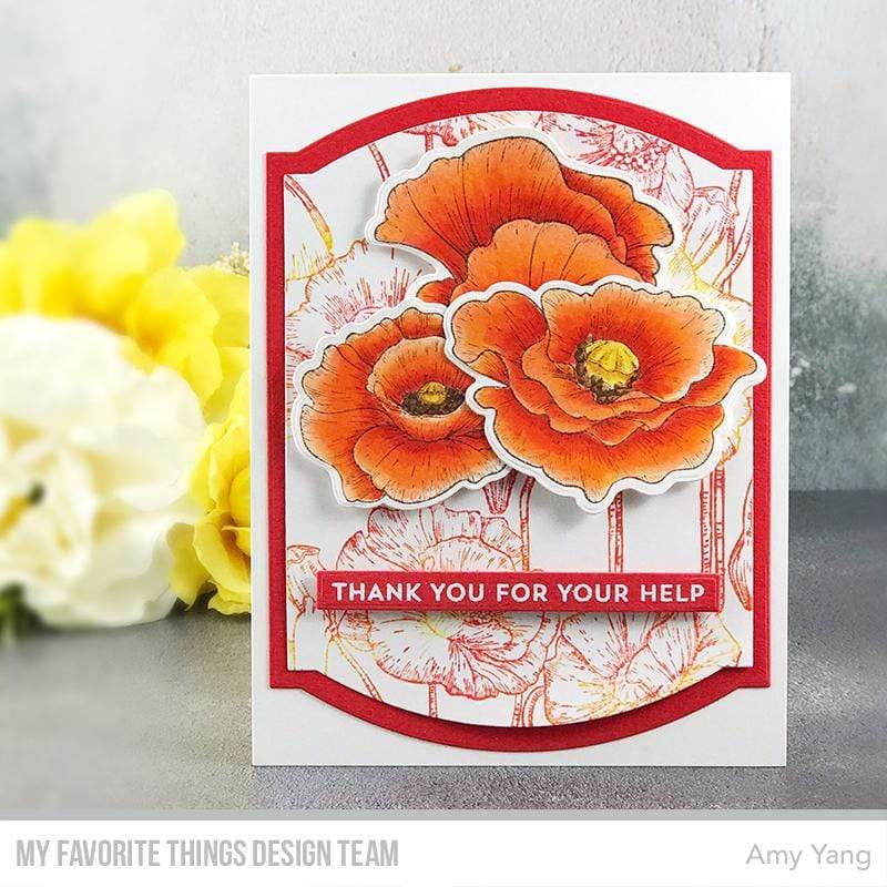 My Favorite Things Poppy Blooms Stamps - Crafty Meraki