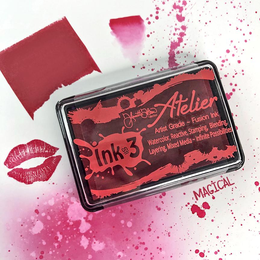 Inkon3 Atelier Marilyn Red ~ Artist Grade Fusion Ink Pad - Crafty Meraki