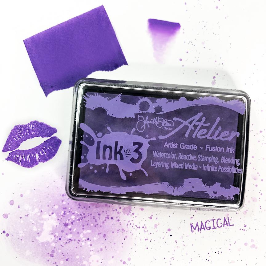 Inkon3 Atelier My Jam Purple ~ Artist Grade Fusion Ink Pad - Crafty Meraki