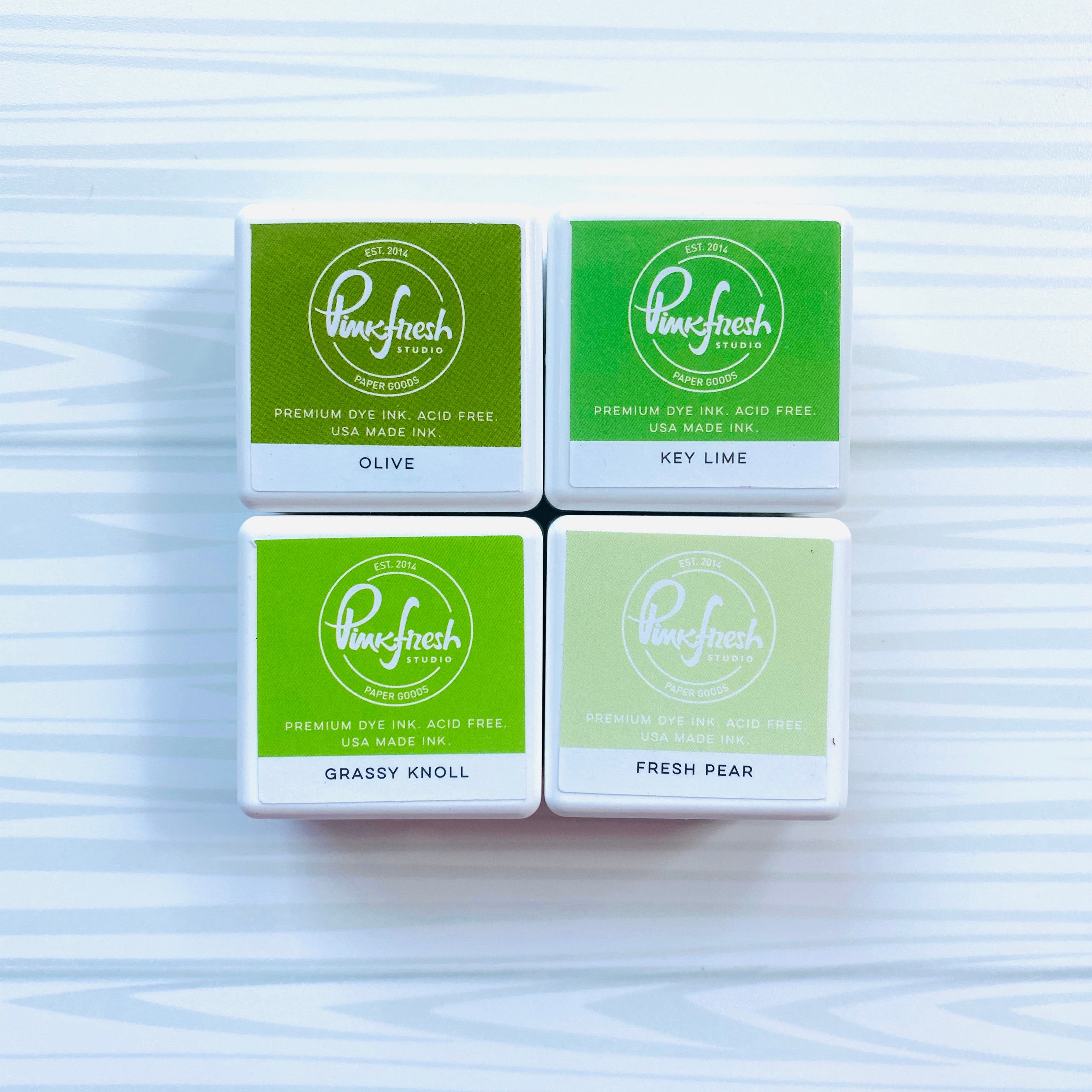 Pinkfresh Studio Premium Dye Ink Cube Pack: Over The Hills - Crafty Meraki