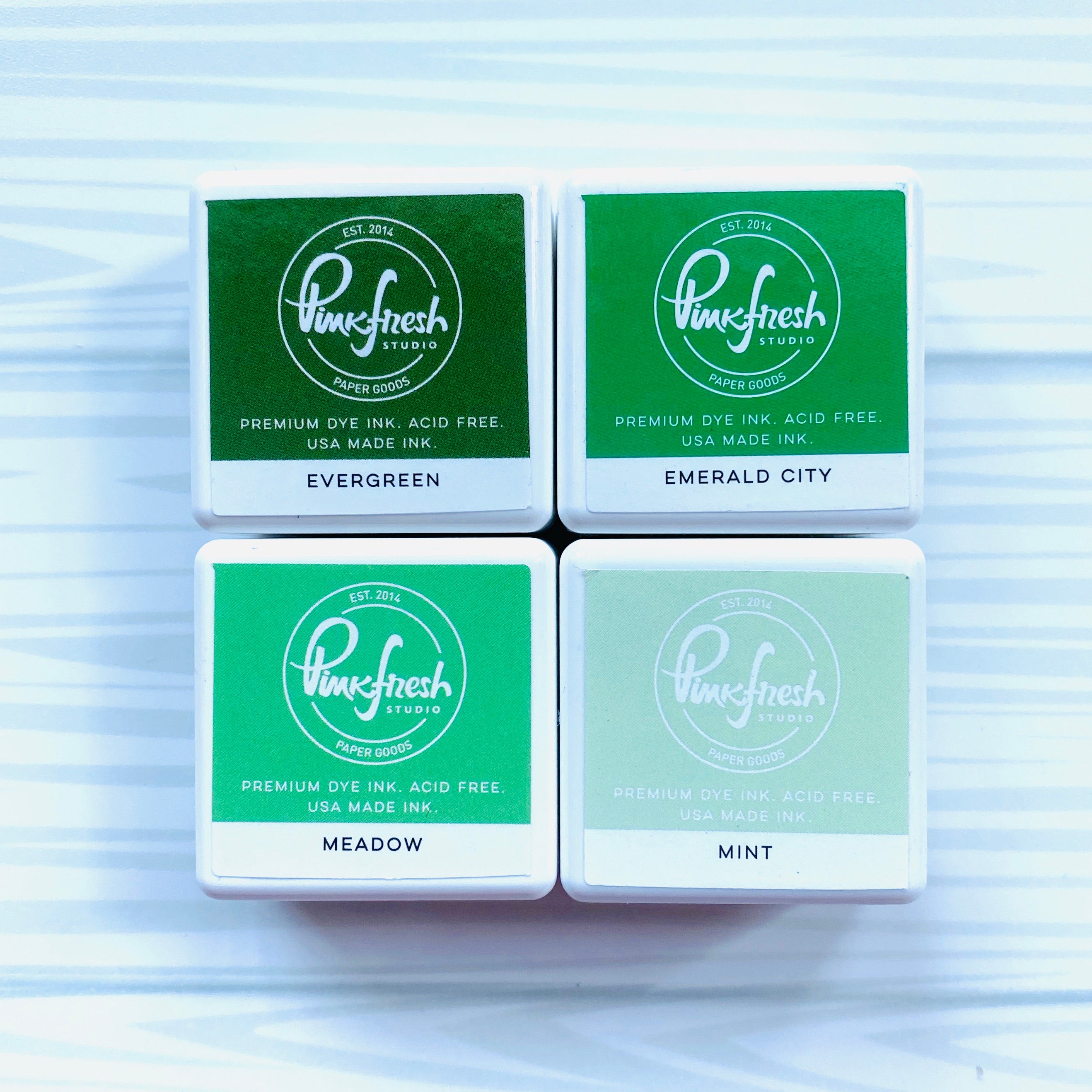 Pinkfresh Studio Premium Dye Ink Cube Pack : Garden Stroll - Crafty Meraki