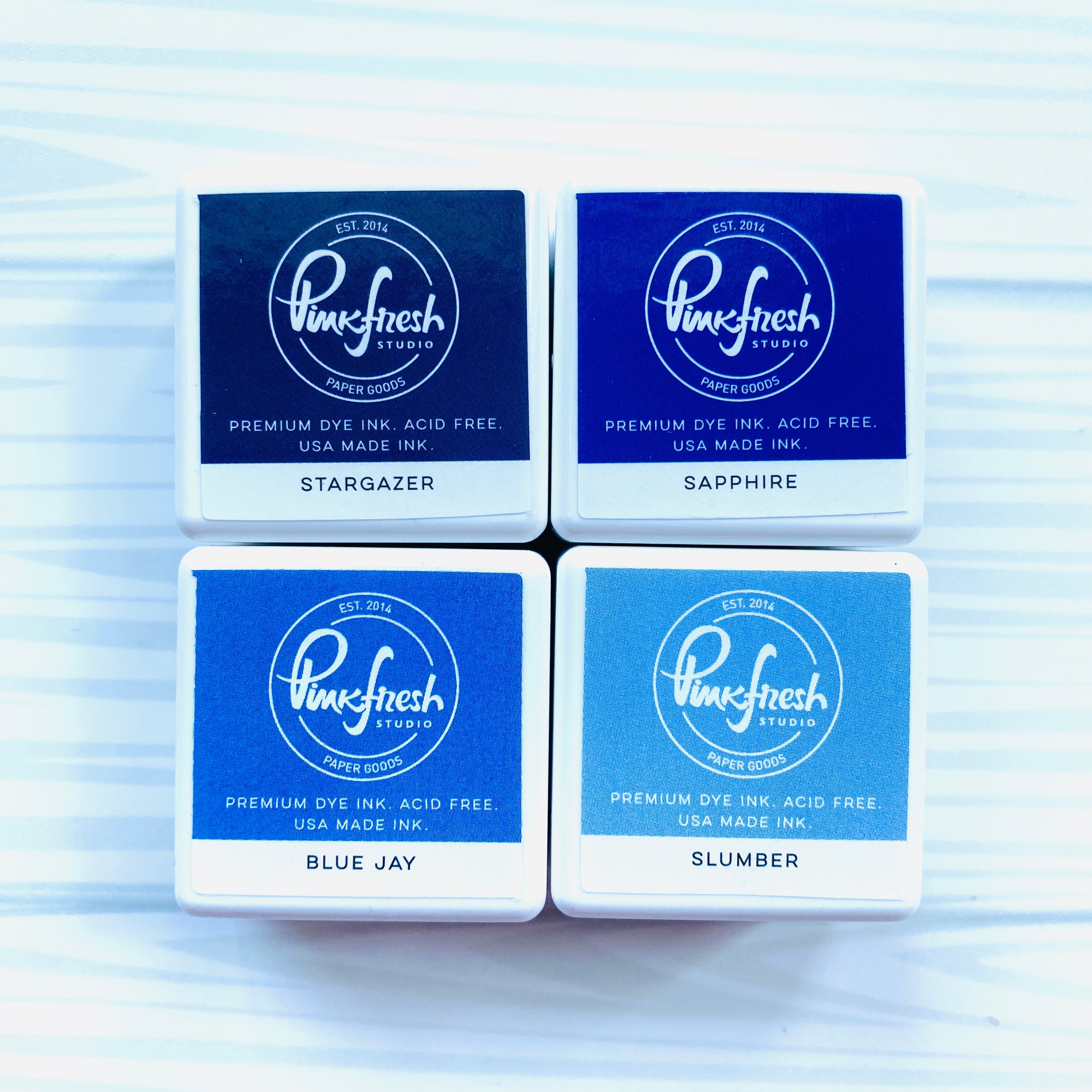 Pinkfresh Studio Premium Dye Ink Cube Pack : Starry Night - Crafty Meraki