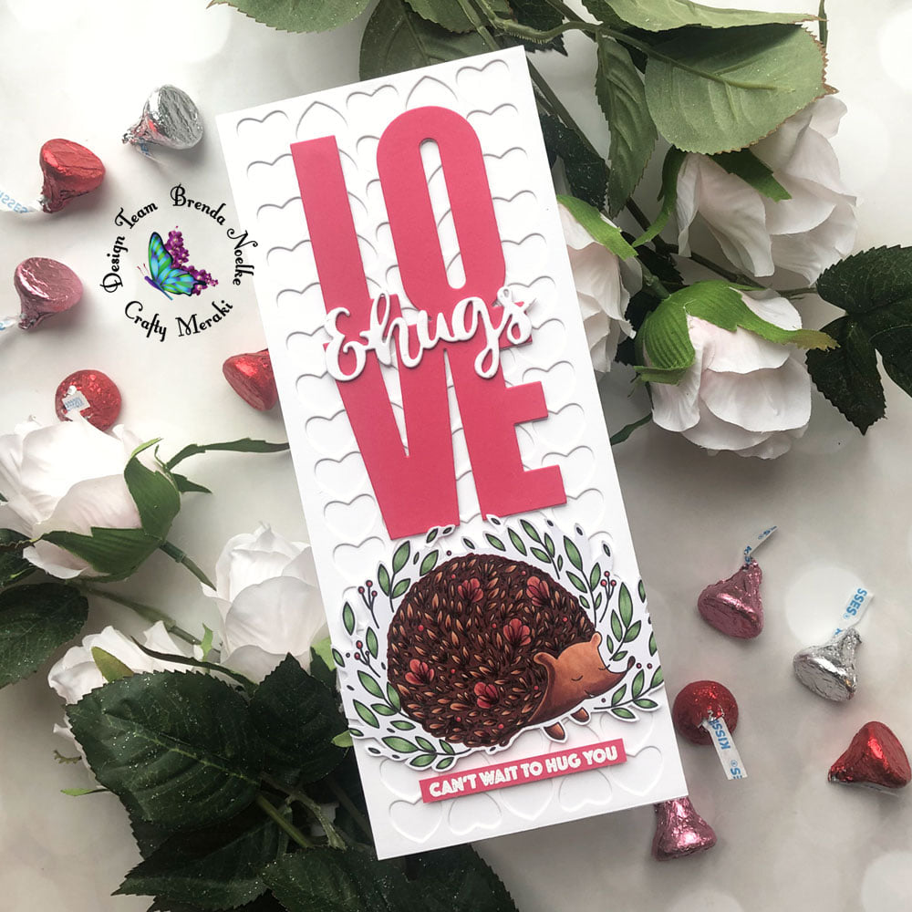 Crafty Meraki Love Slimline Tag die - Crafty Meraki
