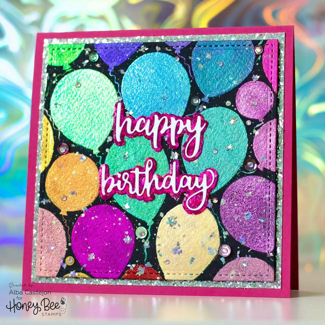 Honey Bee Stamps Bitty Buzzwords - 6x6 Stamp Set - Crafty Meraki