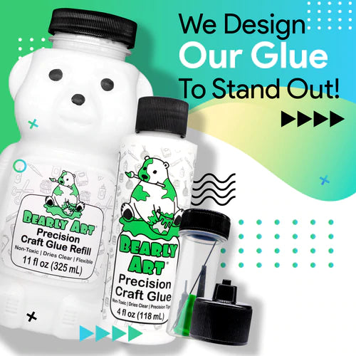 Bearly Art Precision Craft Glue- THE BUNDLE - Crafty Meraki