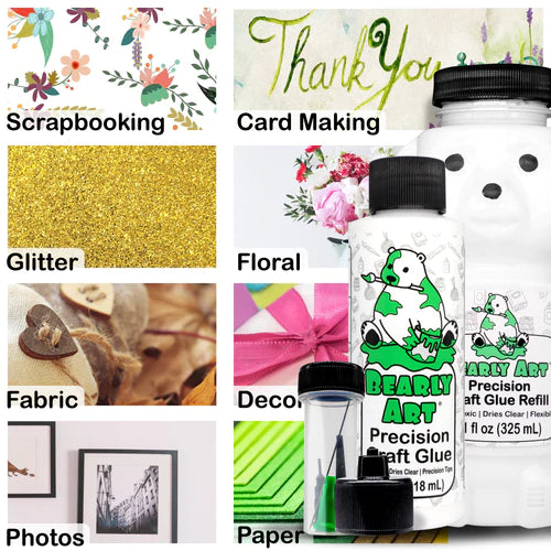 Bearly Art Precision Craft Glue- THE BUNDLE - Crafty Meraki
