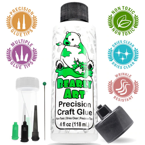 Bearly Art Precision Craft Glue- THE ORIGINAL - Crafty Meraki