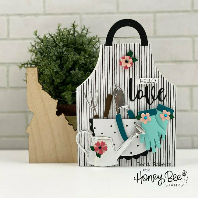 Honey Bee Stamps Bitty Buzzwords - 6x6 Stamp Set - Crafty Meraki