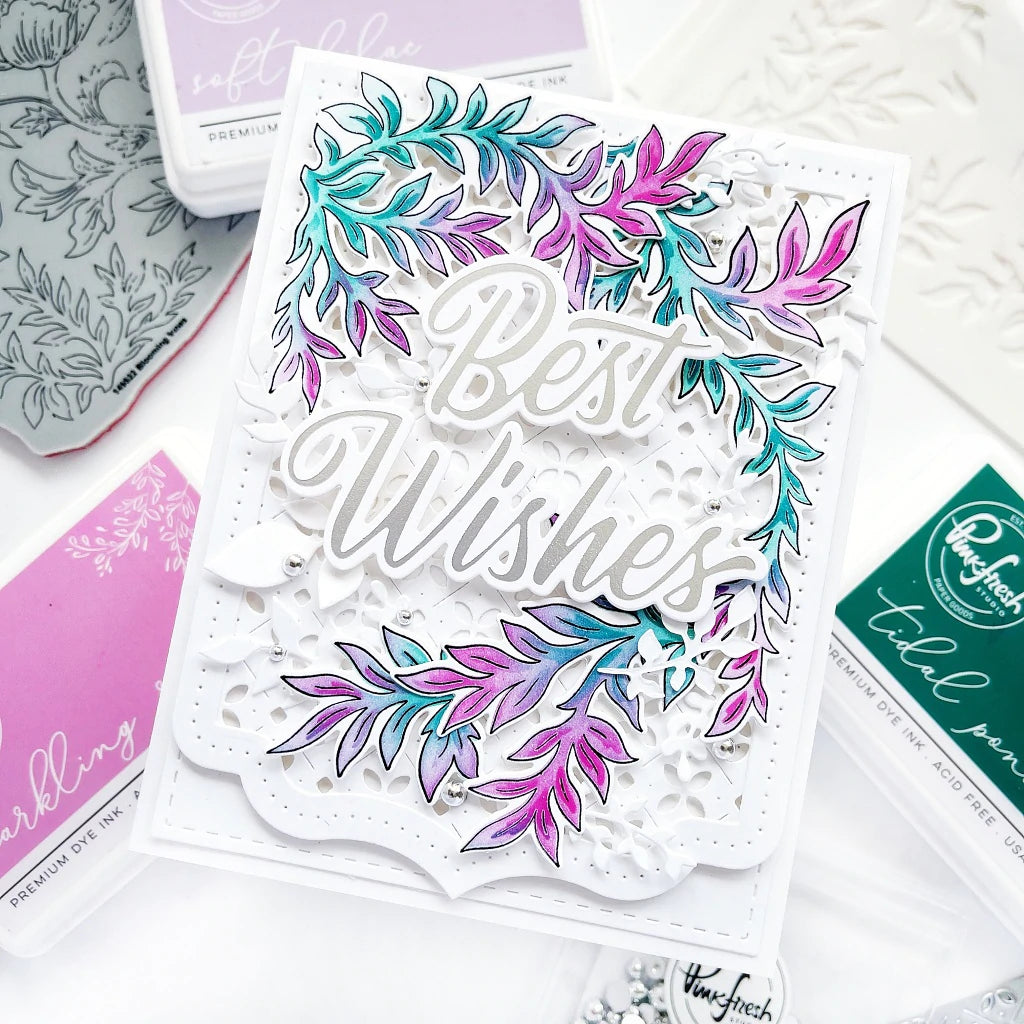 Pinkfresh Studio Blooming Vines stamp - Crafty Meraki