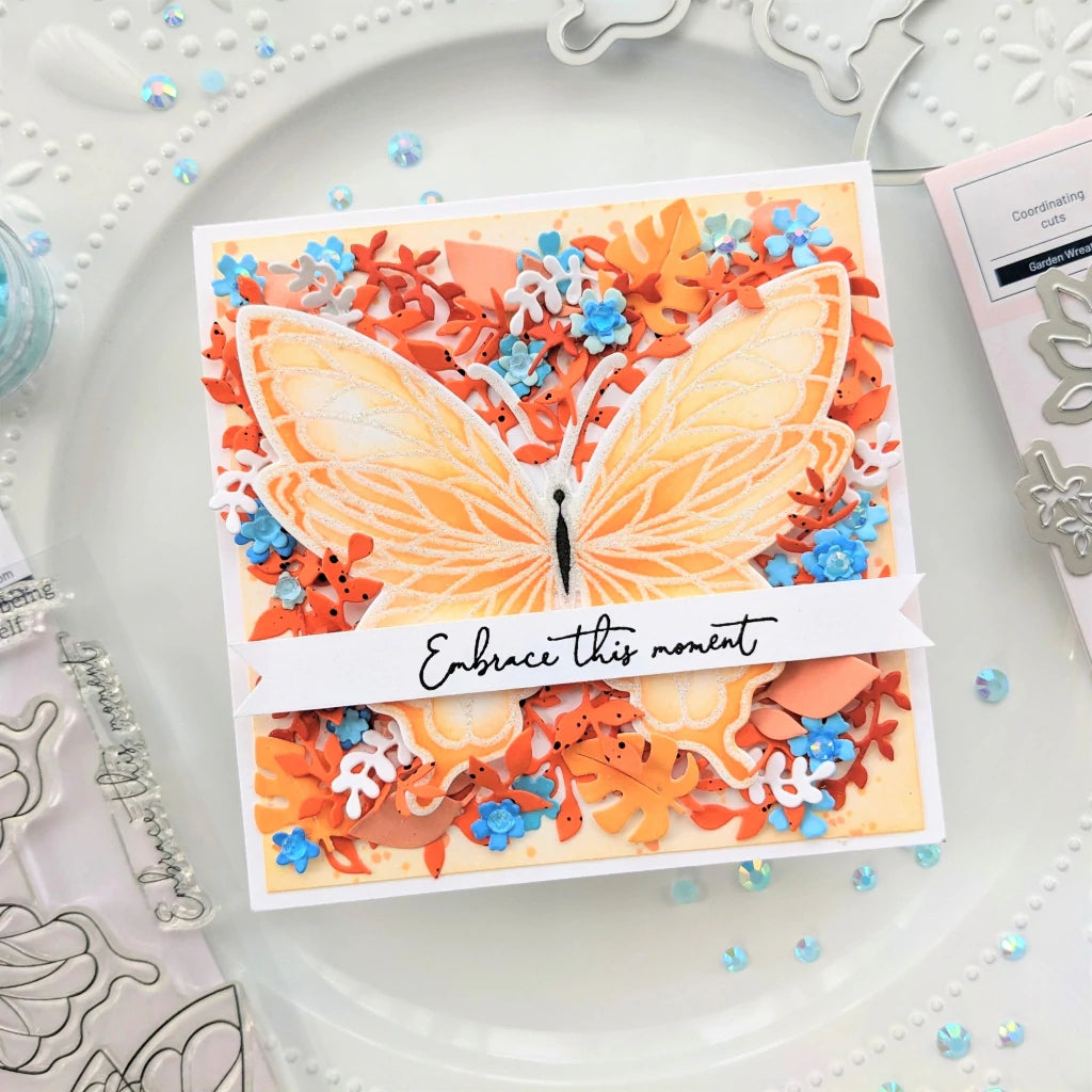 Pinkfresh Studio butterflies stencil set - Crafty Meraki