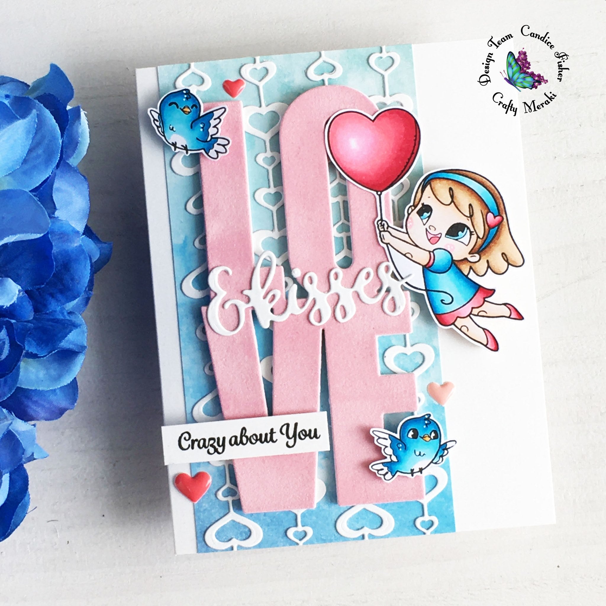 Crafty Meraki Eccentric Hearts background die - Crafty Meraki