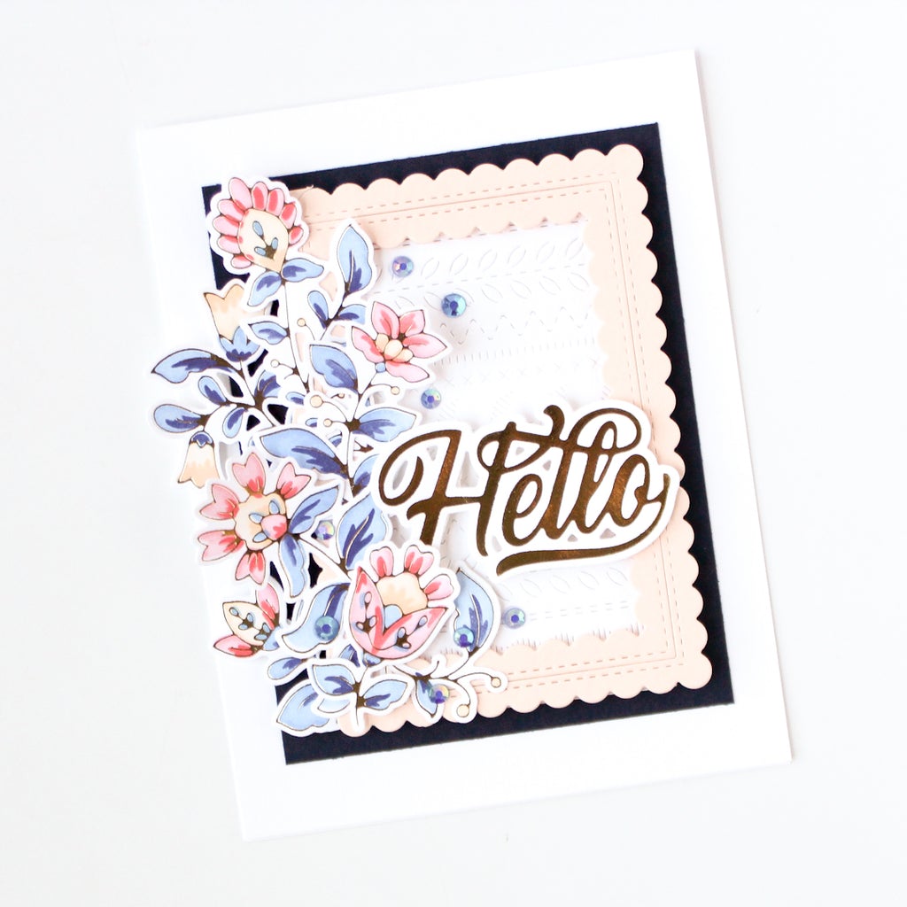 Pinkfresh Studio Folk Garden 2 Hot Foil - Crafty Meraki