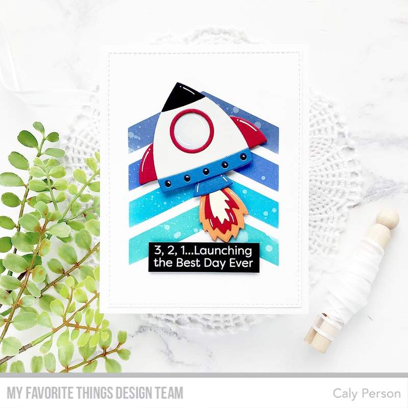 My Favorite Things Show Me Your Stripes Stencil - Crafty Meraki