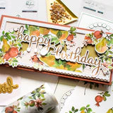 Pinkfresh Studio Sentiment Suite: Happy Birthday foil - Crafty Meraki