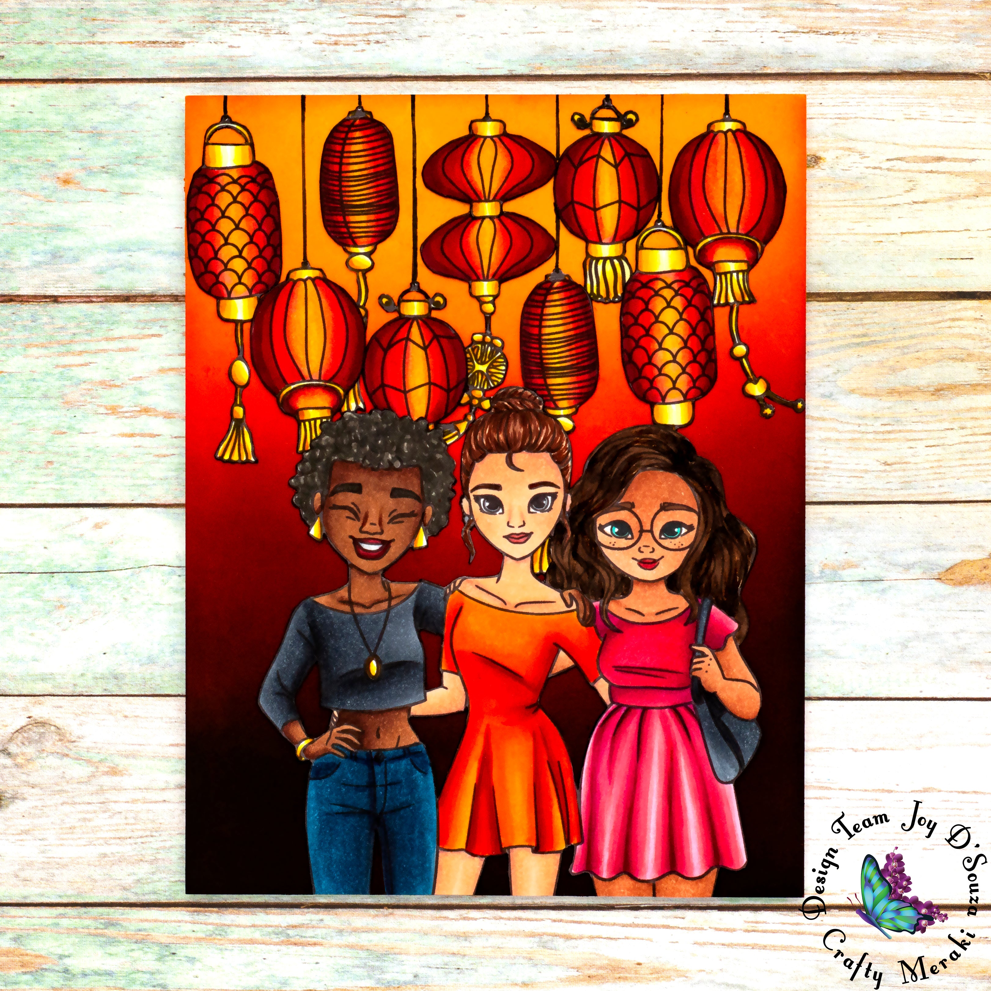 Crafty Meraki Galentine Stamp set - Crafty Meraki