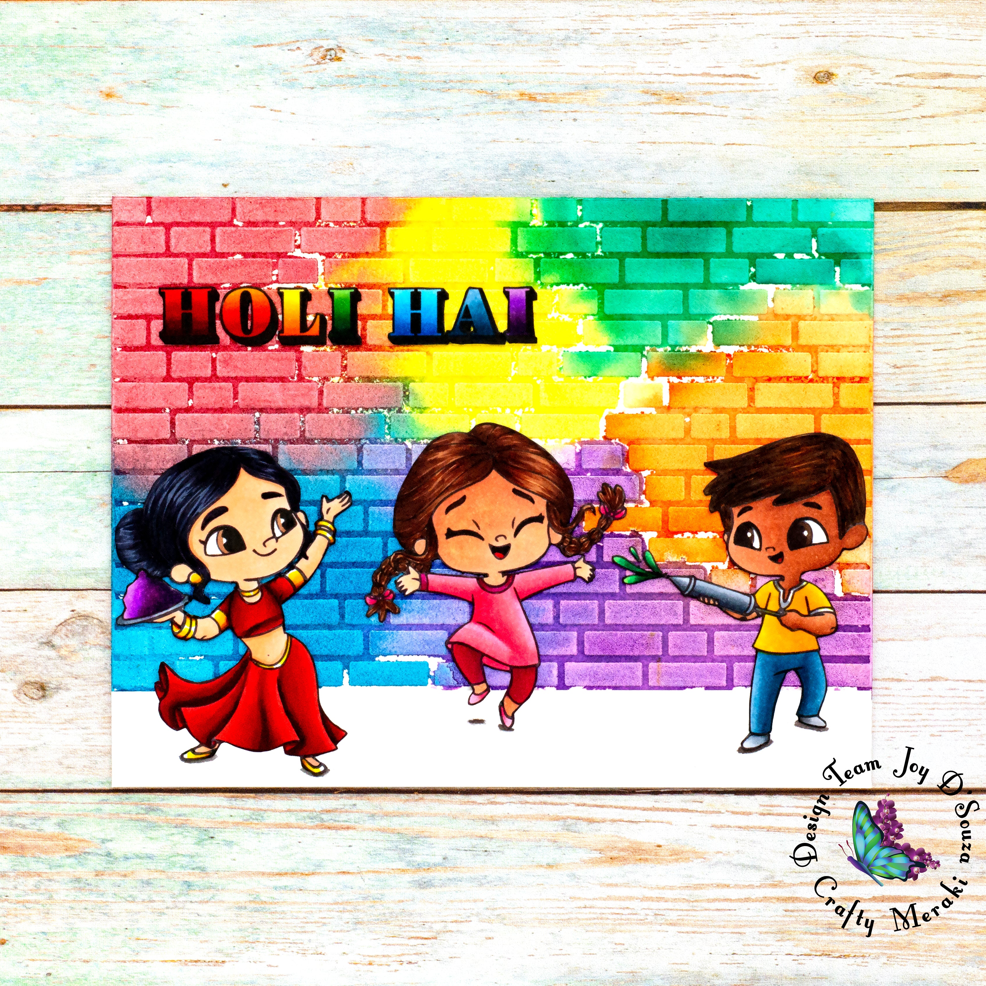 Crafty Meraki Holi Hai stamp set - Crafty Meraki