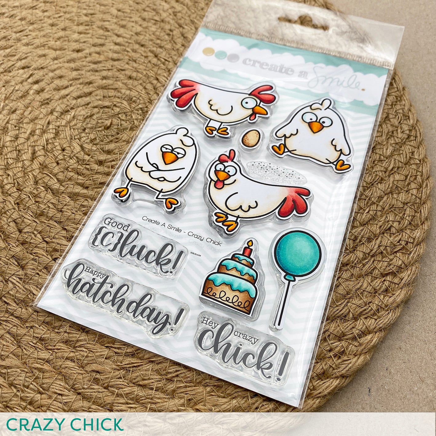 Create A Smile - Crazy Chick - Crafty Meraki