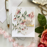 pinkfresh studio Folk Floral Stem die - Crafty Meraki