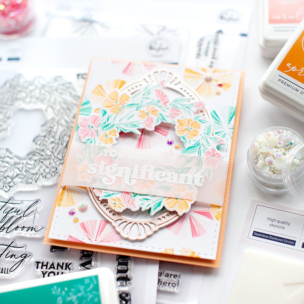 Pinkfresh Studio Known and Loved layering Stencil set - Crafty Meraki