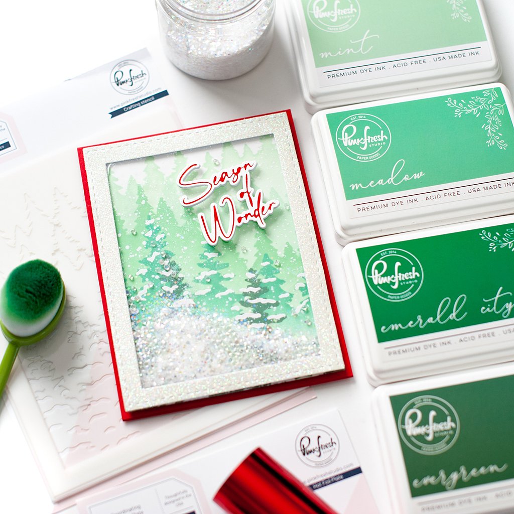 Pinkfresh Studio Thrill of Hope hot foil plate - Crafty Meraki